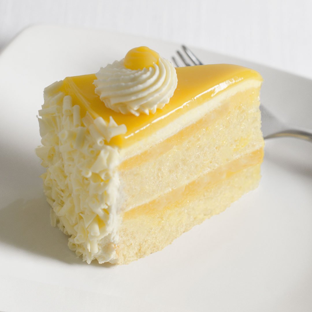 Lemon Mousse Cake.